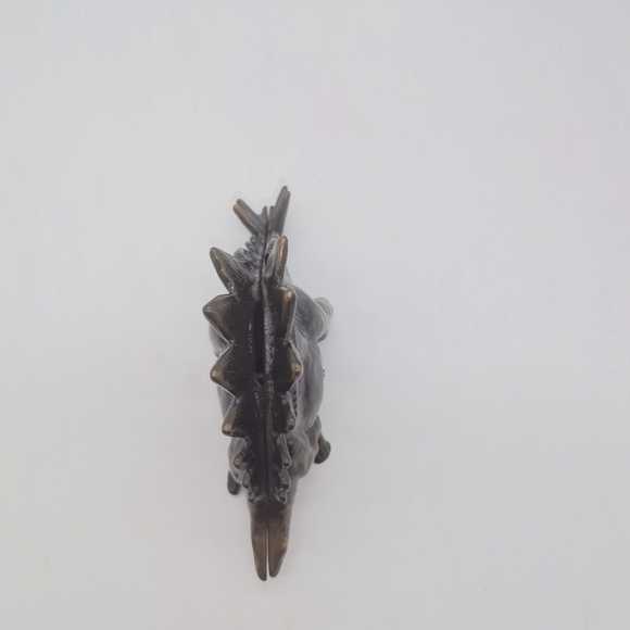 Rare 1979 Scott Nelles Bronze Stegosaurus Bank - Picture 5 of 8